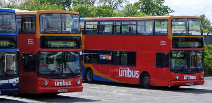 Stagecoach Midlands Dennis Trident Alexander ALX400 17054 & 17059